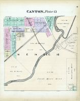 Canton - Plate 013, Stark County 1896